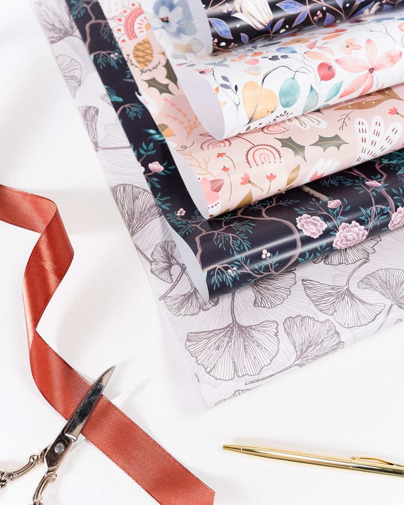 Bloom Wrapping Paper Kit
