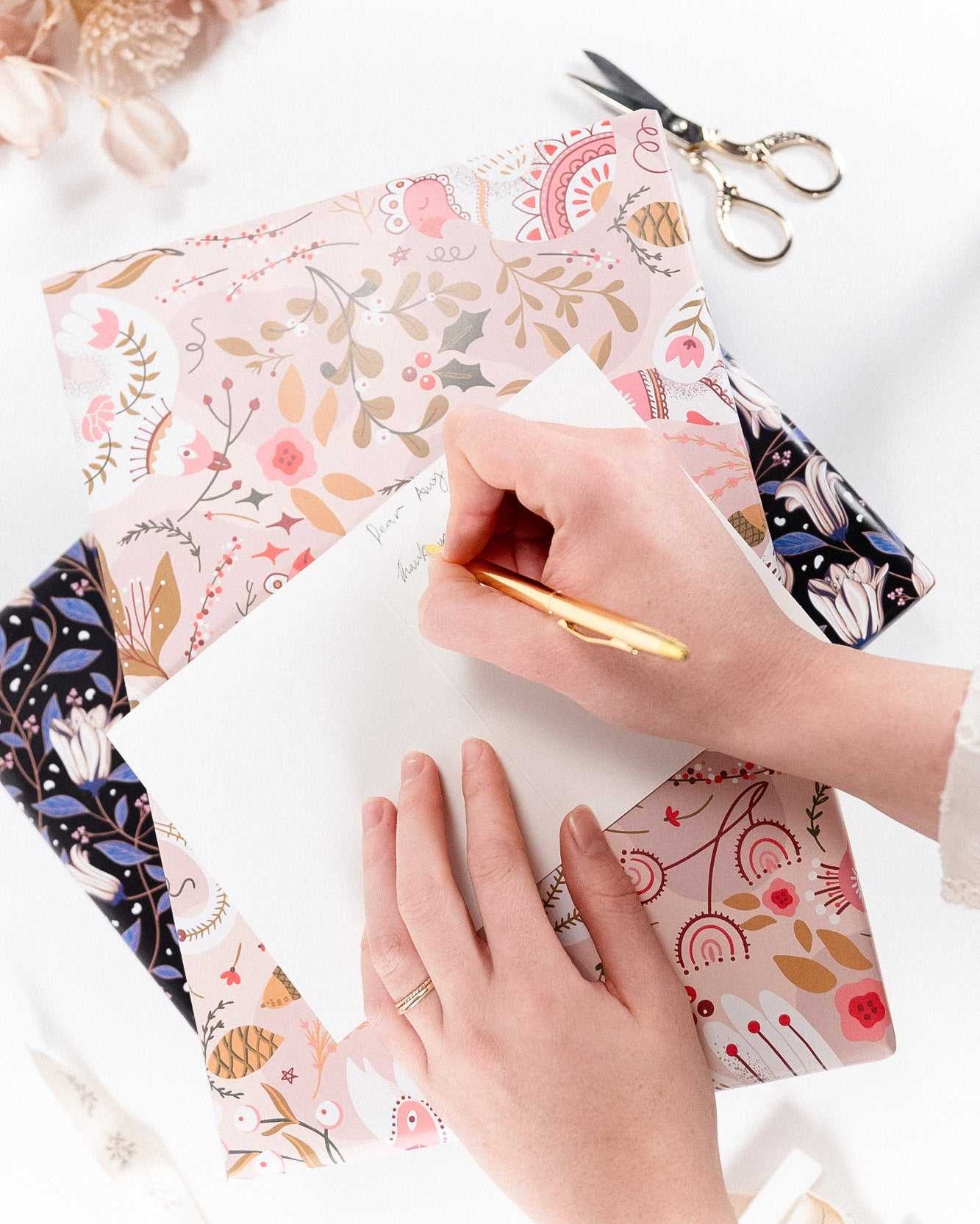 Bloom Wrapping Paper Kit