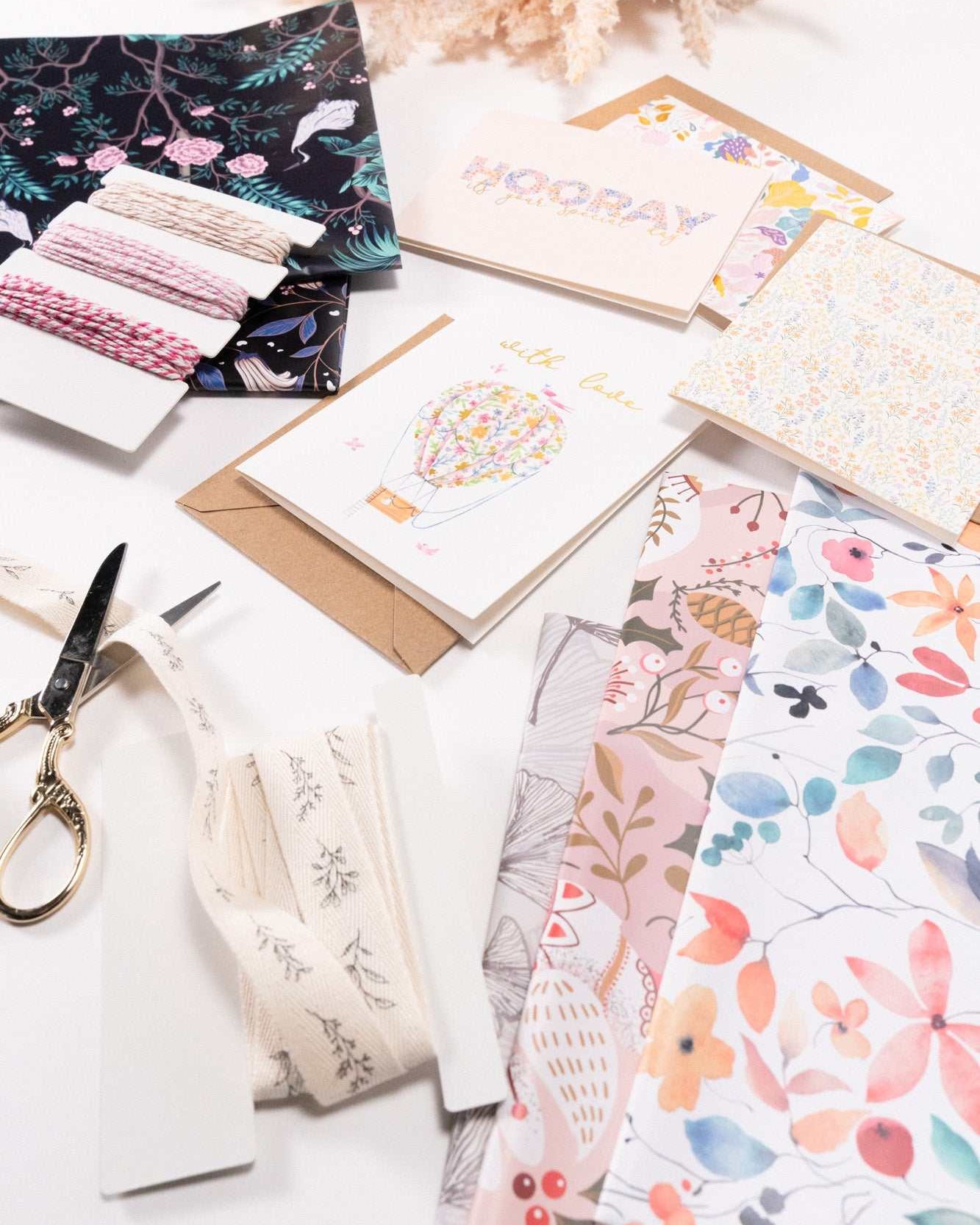Bloom Wrapping Paper Kit