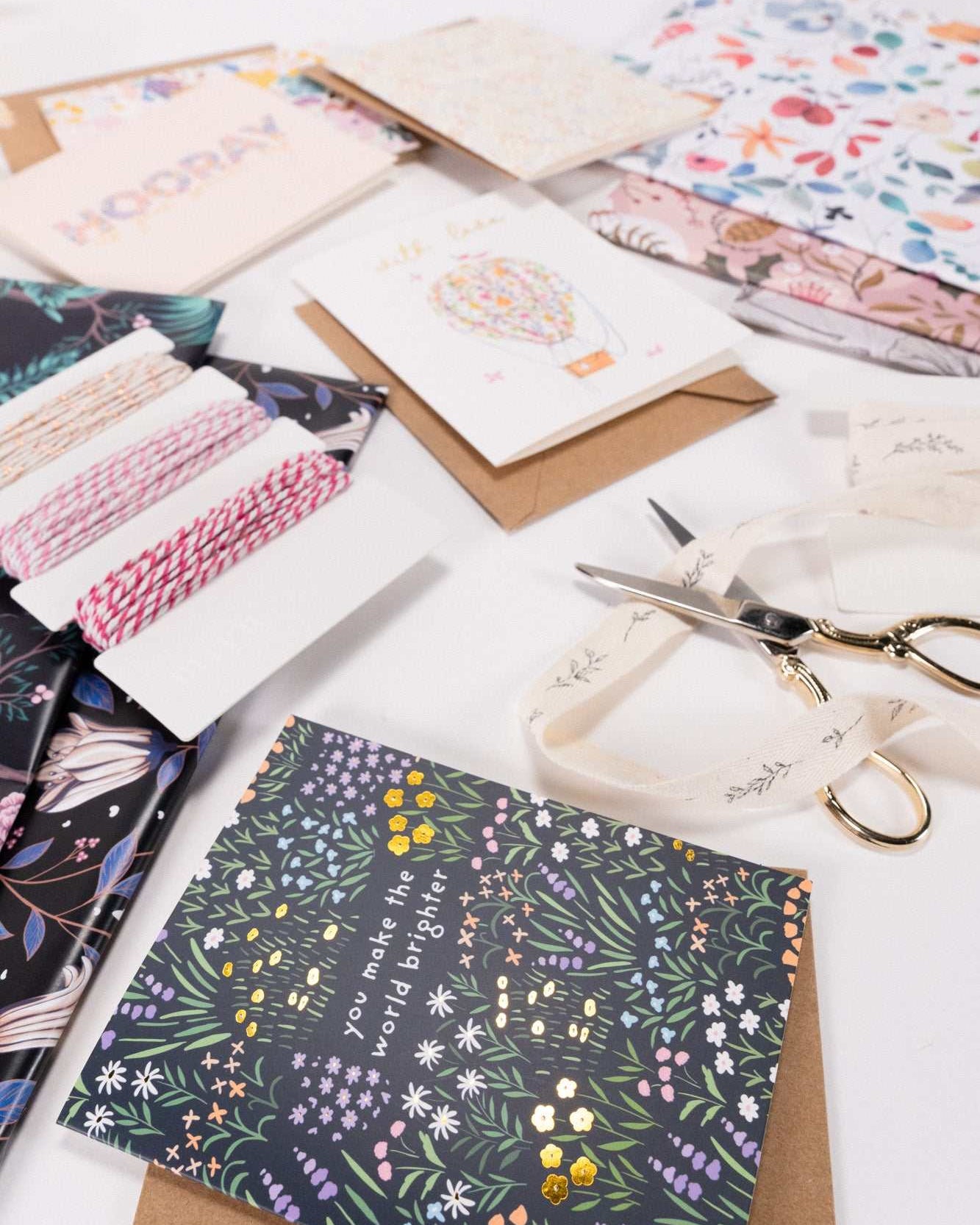 Bloom Wrapping Paper Kit