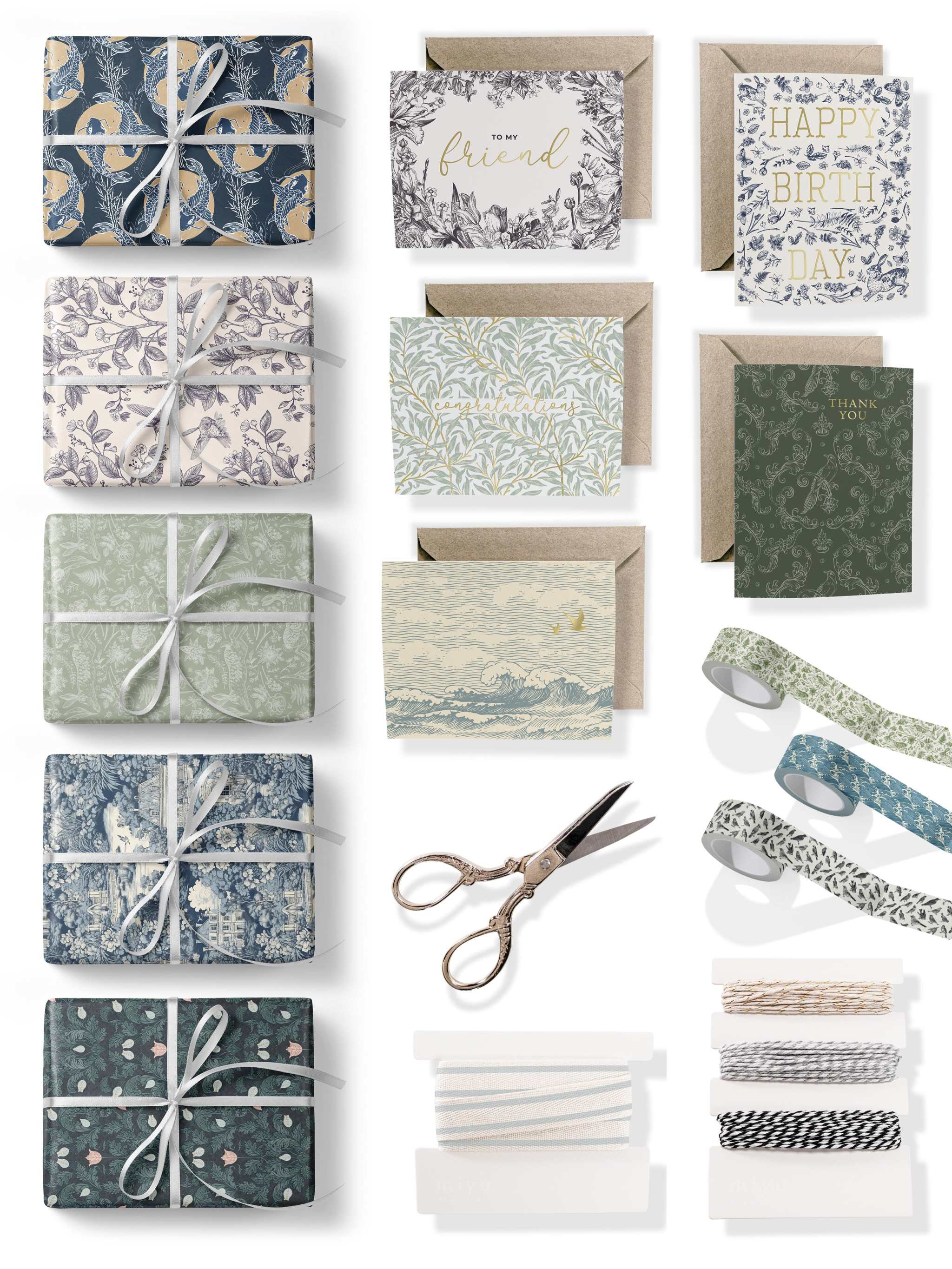 Heritage Wrapping Paper Kit